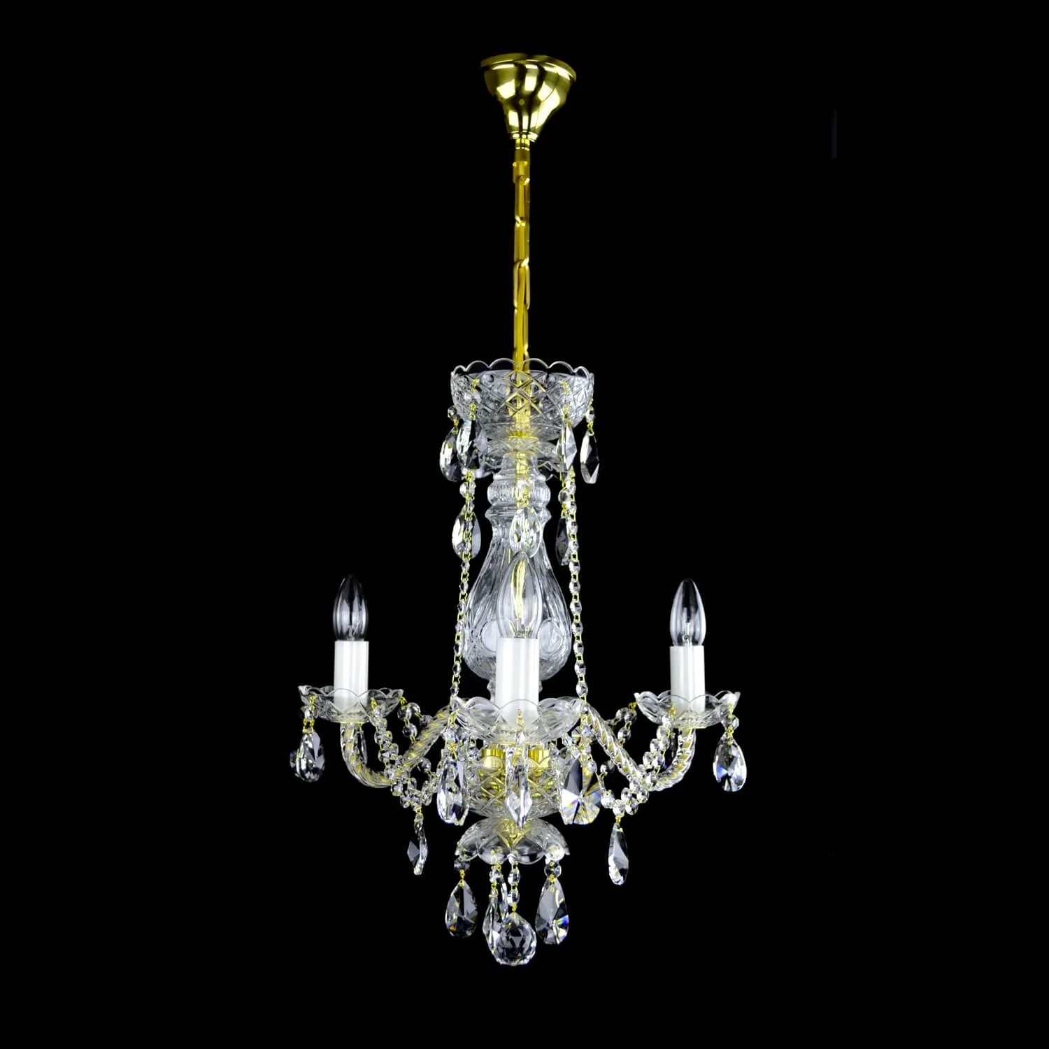 Bohemian Crystal Chandelier　クリスタルシャンデリア 8-arm luxury Czech crystal chandelier with vases - precise PK500